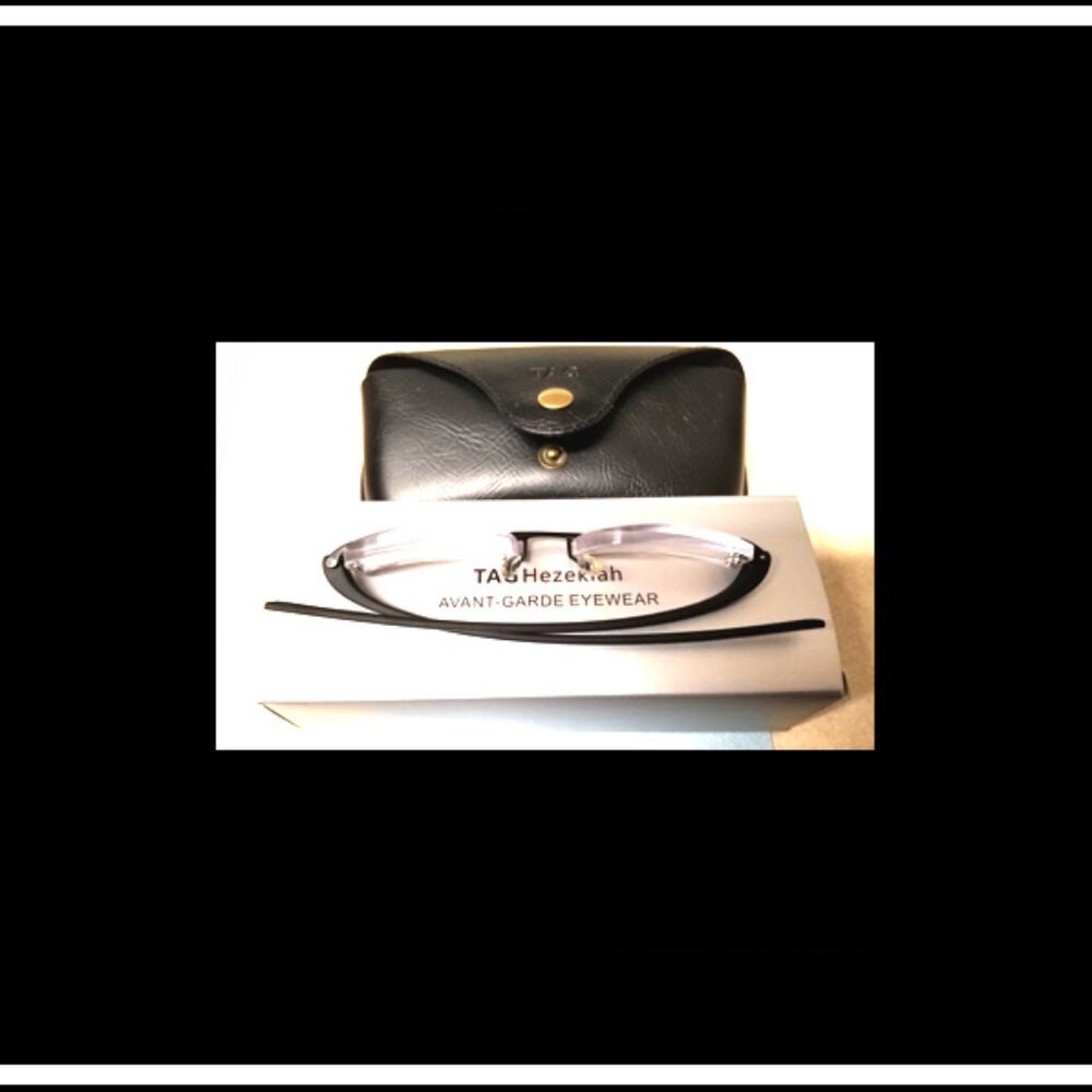 Titanium Eye-glasses Prescription Tag Drill Mount Glasses Frame